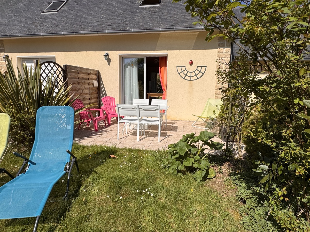 Maison avec jardin plein sud à 5 min des plages