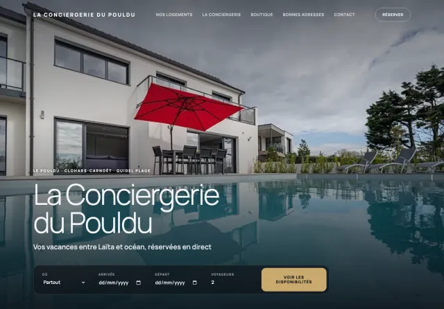 Présentation Horizon du site de réservation