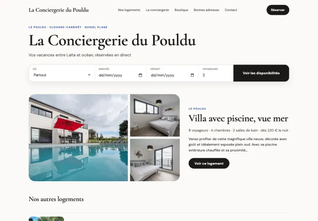Présentation Maison du site de réservation